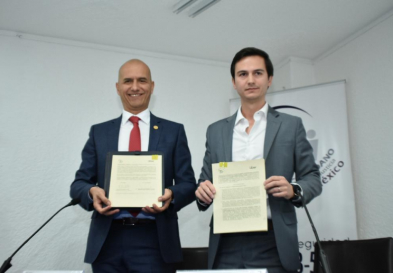 UNEN UBER Y CONSEJO CIUDADANO FUERZAS CON UBER A FAVOR DE LA SEGURIDAD